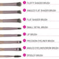 BH Cosmetics Lavish Elegance15 Piece Brush Set