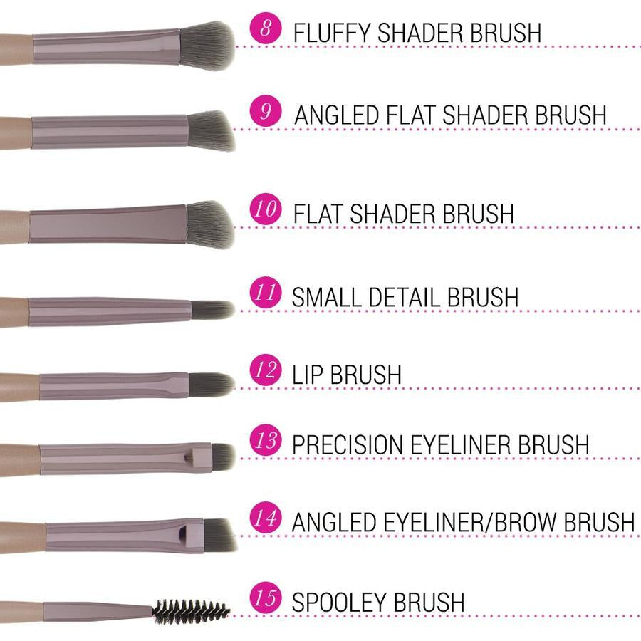 BH Cosmetics Lavish Elegance15 Piece Brush Set