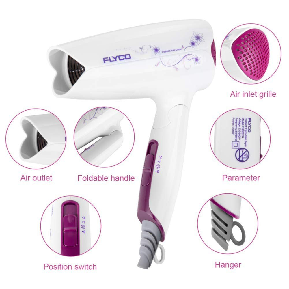 Flyco Fashion Hair Dryer 1200W