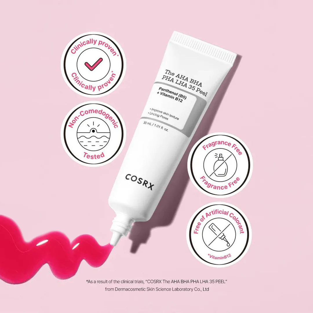 The AHA BHA PHA LHA 35 Peel 30ml