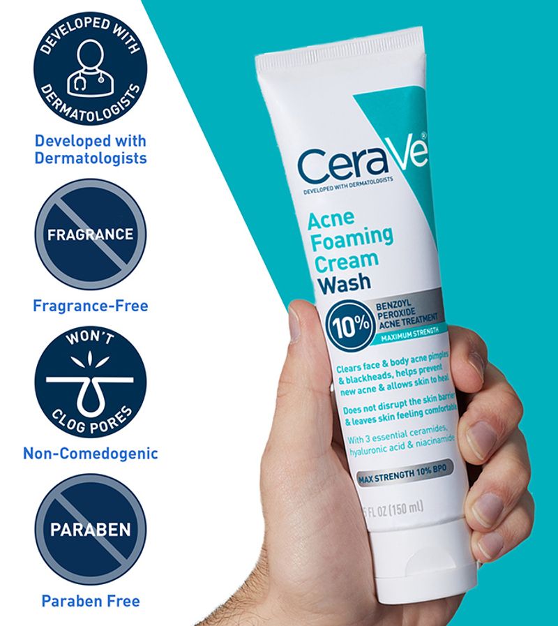 Acne Foaming Cream Wash