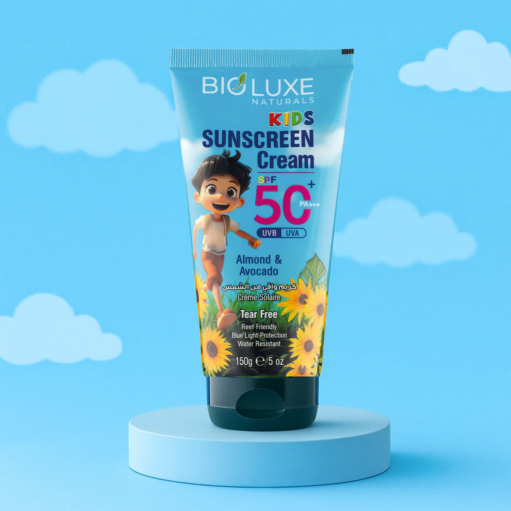 BIOLUXE Kids Sunscreen Cream SPF50+ Almond & Avocado (150 g)