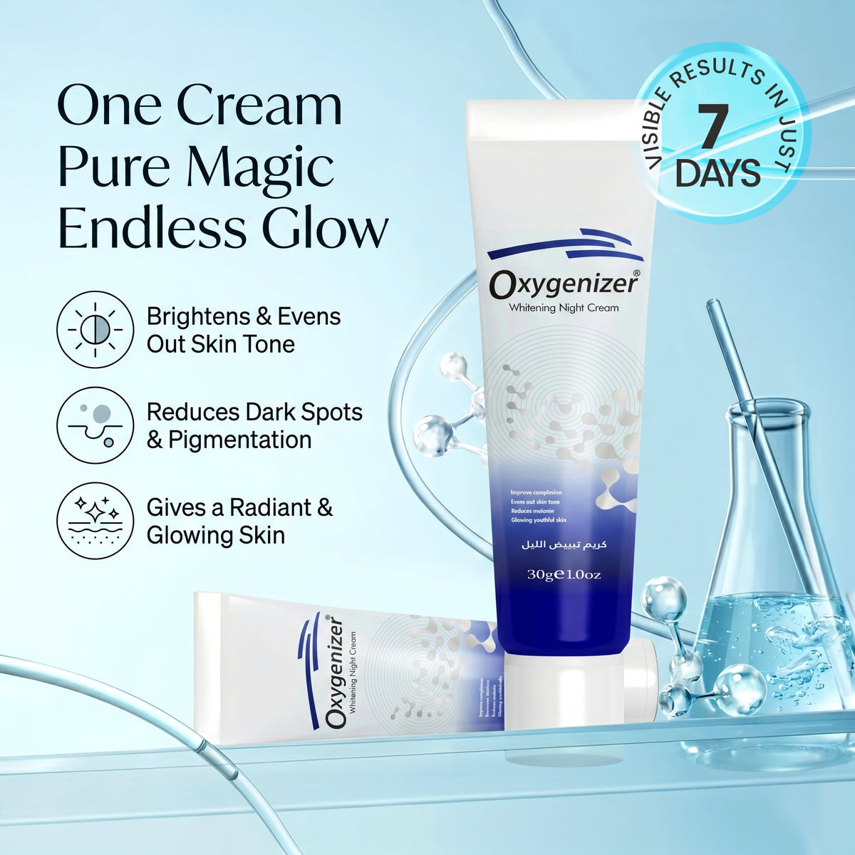 OXYGENIZER - BEST SKIN WHITENING NIGHT CREAM