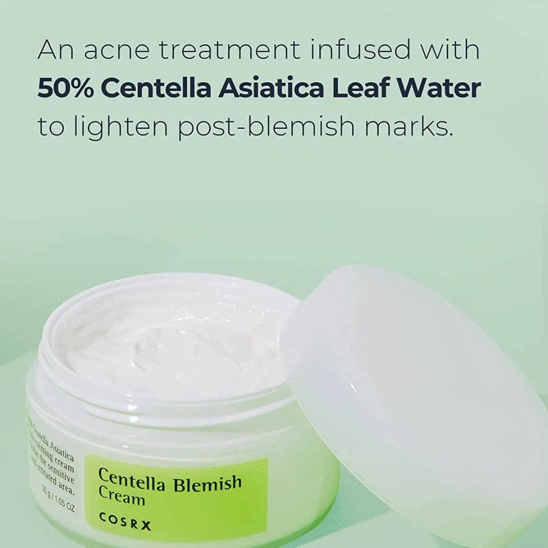 COSRX Centella Blemish Cream, 1.05 fl.oz / 30g | Centella | Korean Skin Care, Vegan, Cruelty Free, Paraben Free