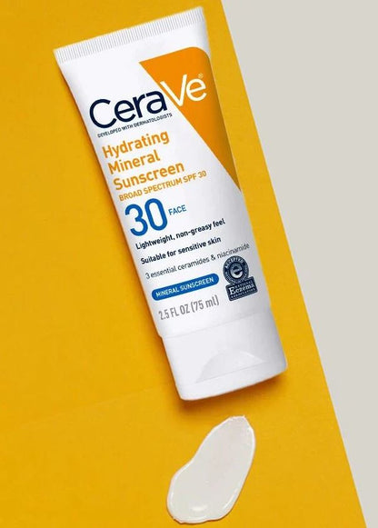 CeraVe Hydrating Mineral Sunscreen Broad Specturm SPF 50