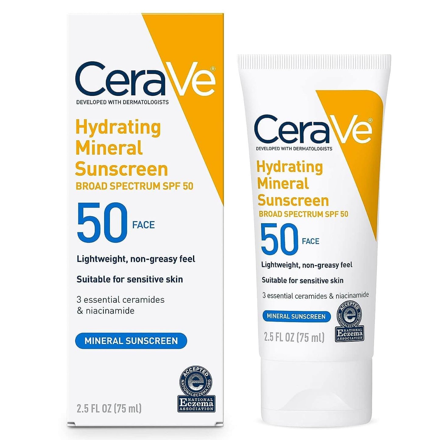 CeraVe Hydrating Mineral Sunscreen Broad Specturm SPF 50