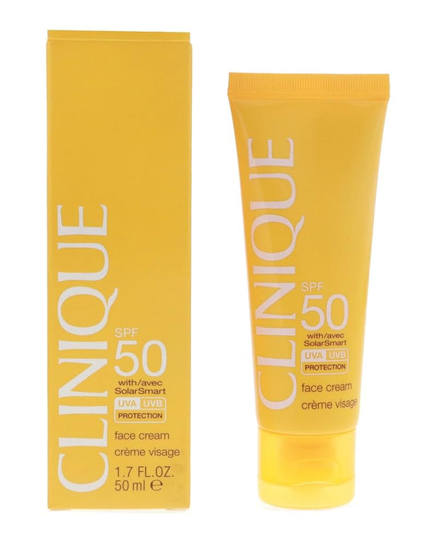Clinique Sunscreen SPF 50 Face Cream UVA/UVB for Sensitive Skin