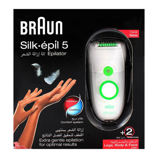 Braun Silk Epil 5 Legs, Body & Face Epilator, 5580