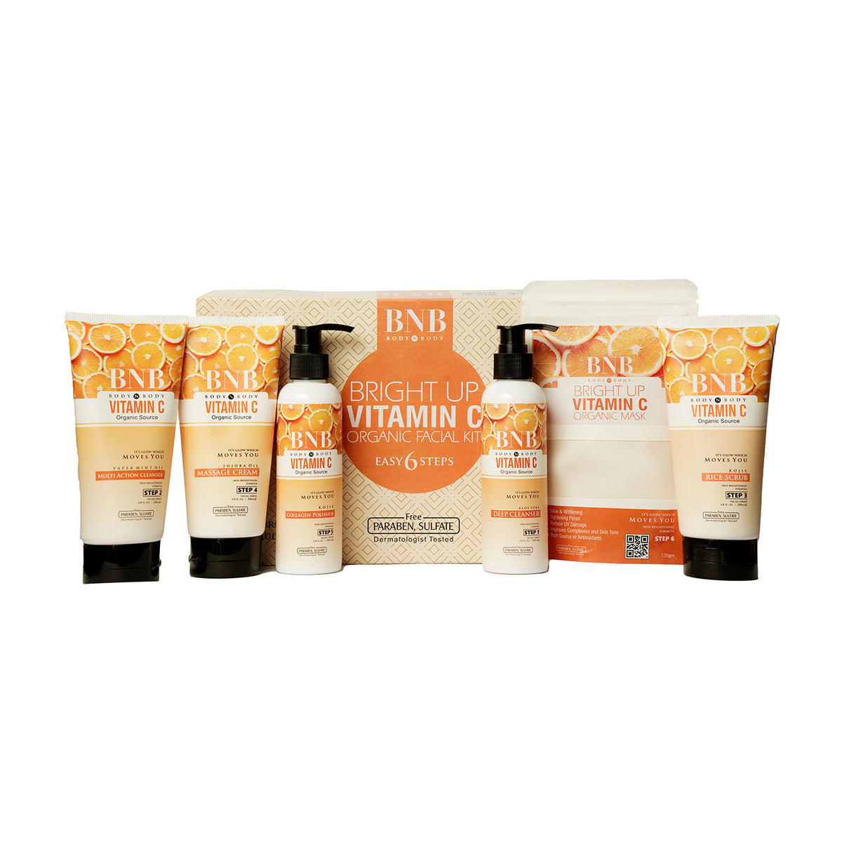 BNB Vitamin C Facial Kit (6 Step)