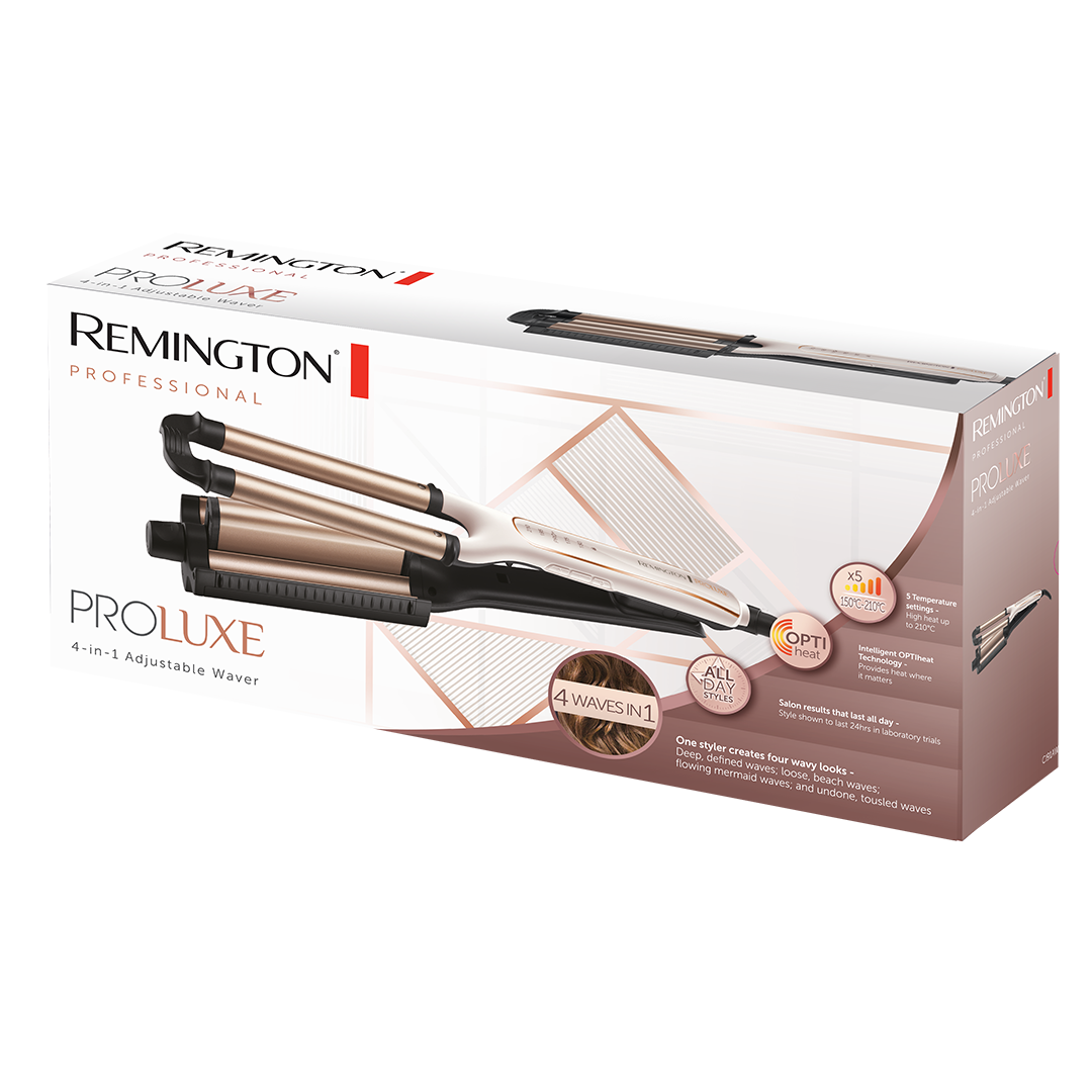 REMINGTON PROLUXE 4-IN-1 ADJUSTABLE WAVER - CI91AW