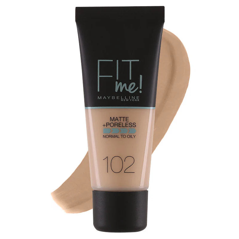 MAYBELLINE FIT ME FOUNDATION TUBE MATTE + PORELESS NORMAL TO OILY