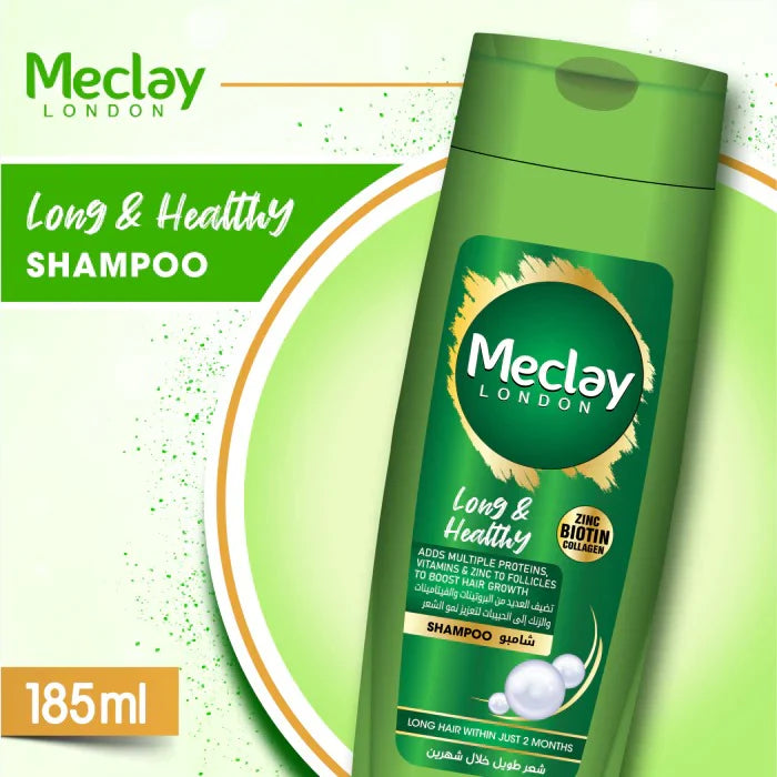 Meclay London Shampoo 185 ml – Compact Care for Healthier, Shinier Hair