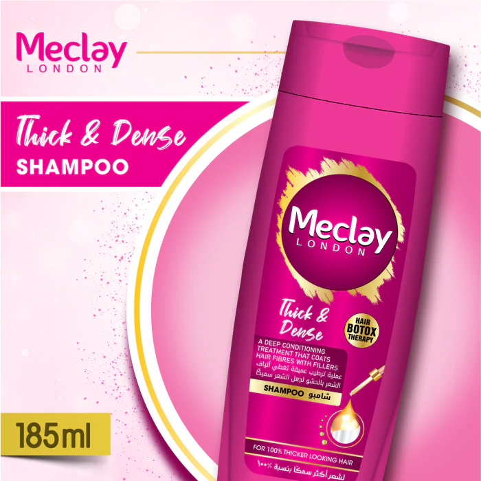 Meclay London Shampoo 185 ml – Compact Care for Healthier, Shinier Hair