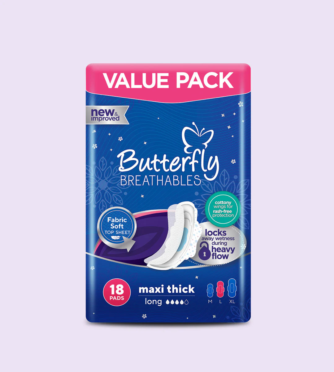 Butterfly Maxi Thick Pads: Luxurious Comfort and Reliable Protection for Every Moment