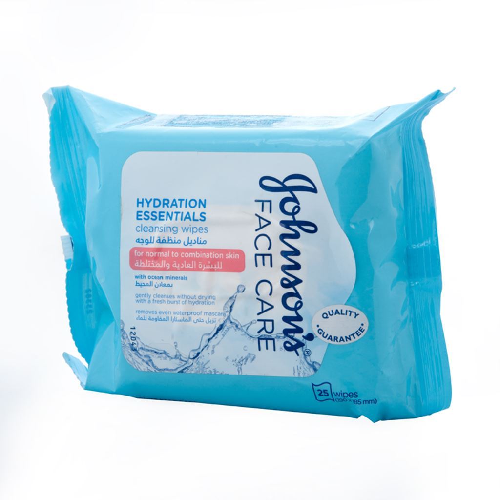 Johnson's Cleansing Wipes ,25s