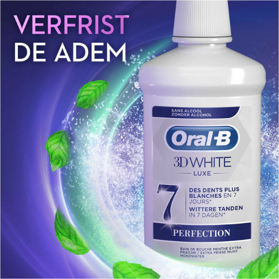 Transform Your Smile with Oral-B 3D White Luxe Perfection Mouthwash