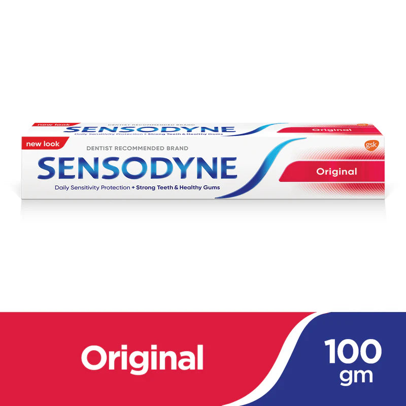 Sensodyne Original Toothpaste - 100g Trusted Care for Sensitive Teeth,Made in Thailand