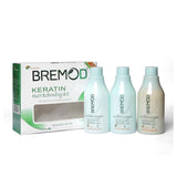 Bremod Keratin Hair Rebonding Kit - Professional Treatment for Smooth and Straight Hair