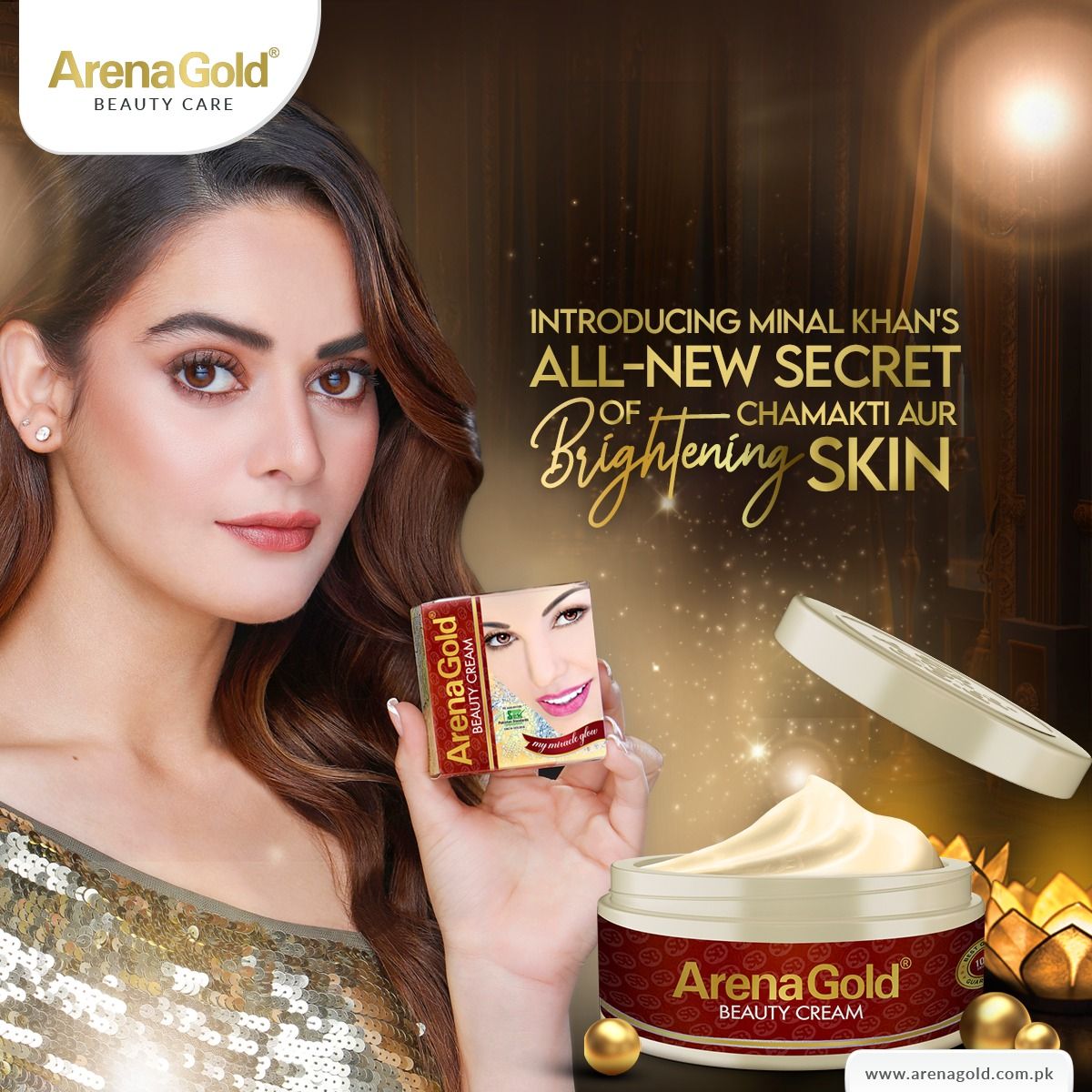 Arena Gold Beauty Cream – The Perfect Blend for Radiant, Spotless, and Youthful Skin