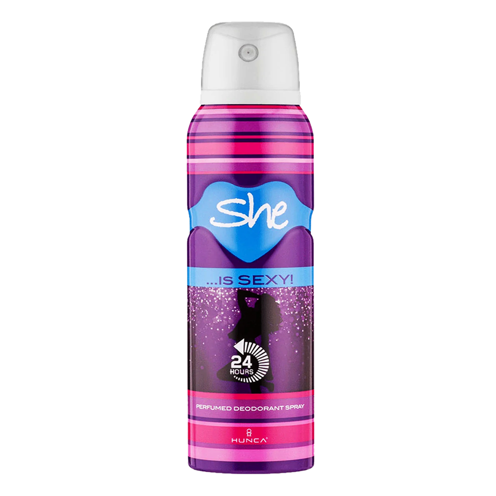 SHE Body Spray - Long-Lasting Deodorant with Refreshing Fragrance for Women