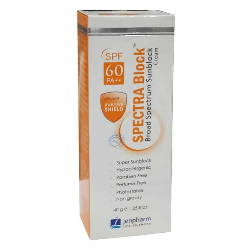Spectra Sunscreen Cream 40g: Advanced Sun Protection for Healthy Skin ...