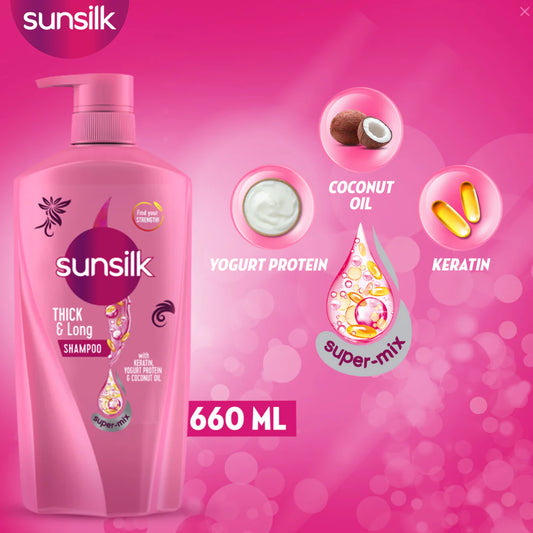 Sunsilk Nourishing Hair Care Shampoo - 660ml