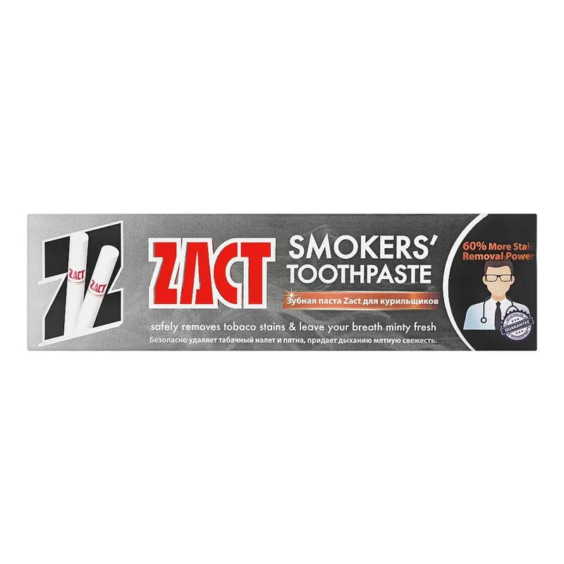 Zack Toothpaste for Smokers 100gm & Tea and Coffee Lovers 190gm: Targeted Care for a Brighter, Fresher Smile