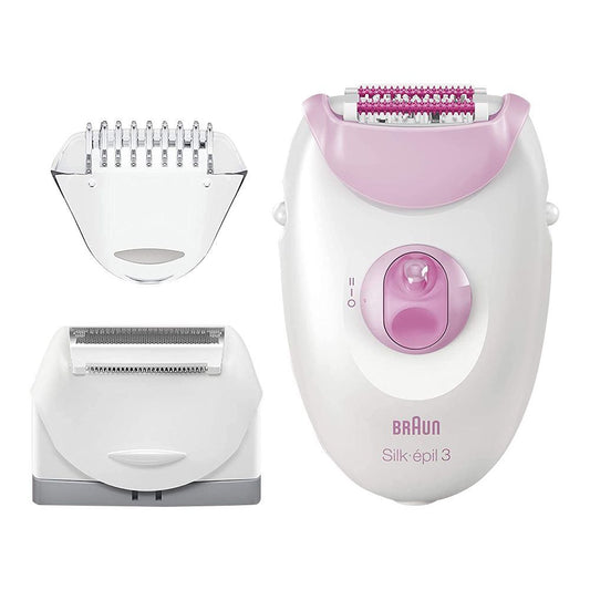 Braun Silk-épil 3: Gentle, Efficient, and Long-Lasting Hair Removal for Silky Smooth Skin,SE-410