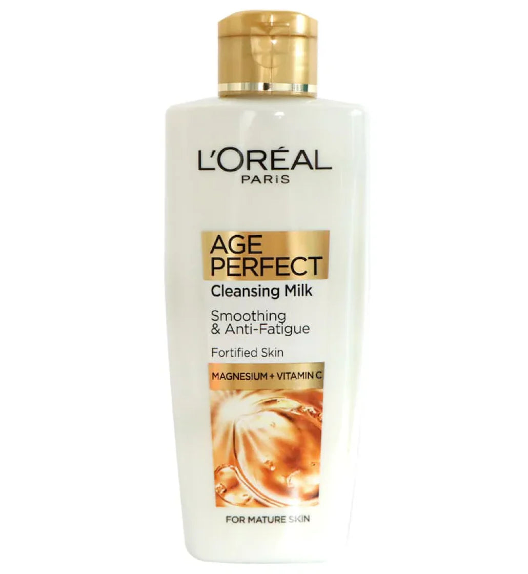 L'Oréal Paris Age Perfect Latte Detergente: Anti-Aging and Anti-Fatigue Cleanser for a Youthful, Refreshed Complexion