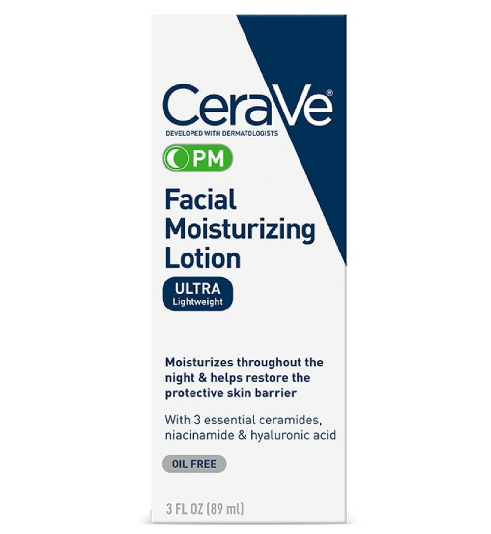 CeraVe Developed With Dermatologists Facial Moisturizing Lotion