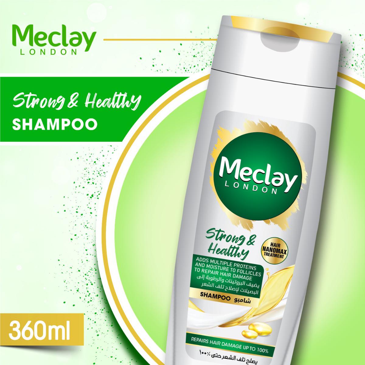 Meclay London Shampoo 360 ml – Tailored Hair Care for Everyday Needs