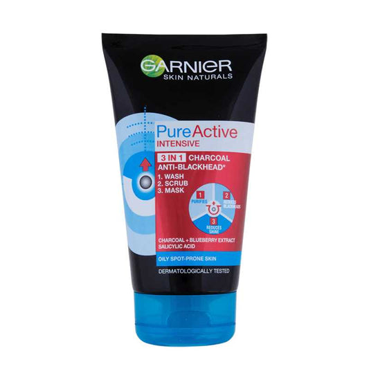 Garnier Face Wash Pure Active: Deep Cleanse and Purify for Clear, Fresh Skin