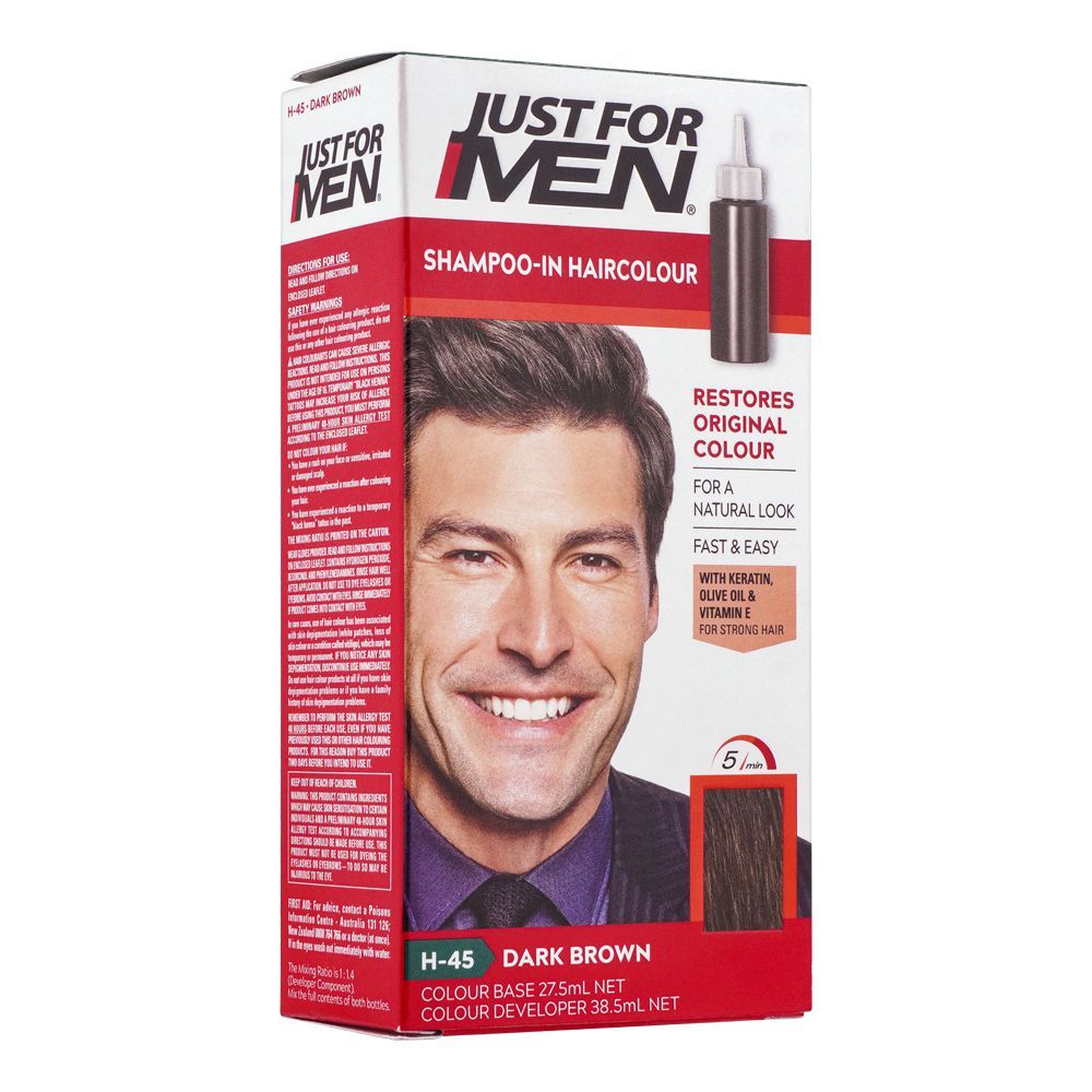 Just For Men Shampoo-In Haircolor - Gray Coverage Solution