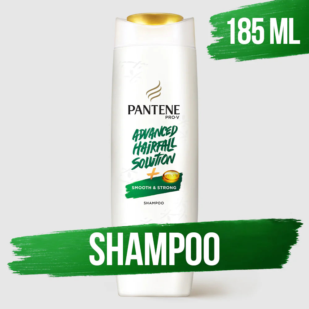 Pantene Shampoo 185 ml – Compact Care for Stronger, Shinier Hair