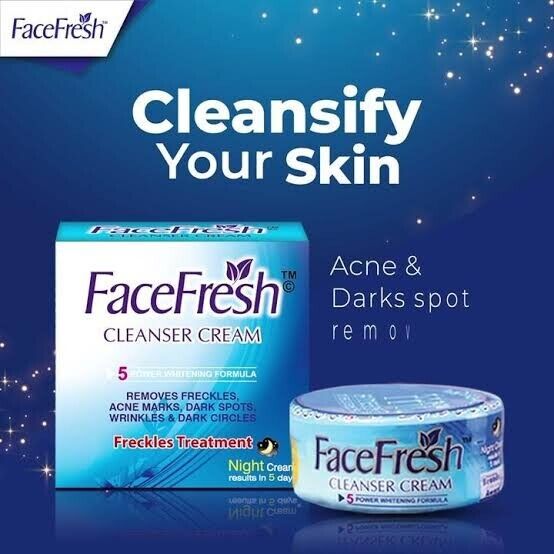 Face Fresh Cleansing Cream – The Ultimate Freckle Removal Solution for Clear, Smooth, and Radiant Skin