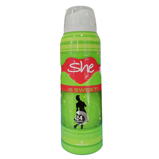 SHE Body Spray - Long-Lasting Deodorant with Refreshing Fragrance for Women