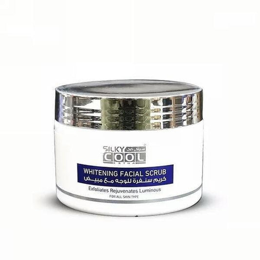 Silky Cool Whitening Radiance Facial Scrub - Brightening, Exfoliating, and Skin Refining Formula 350ml