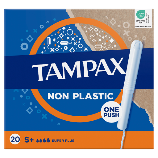 Tampax Super Sanitary Pads (Non-Plastic Top Sheet) – 20 Pads Pack